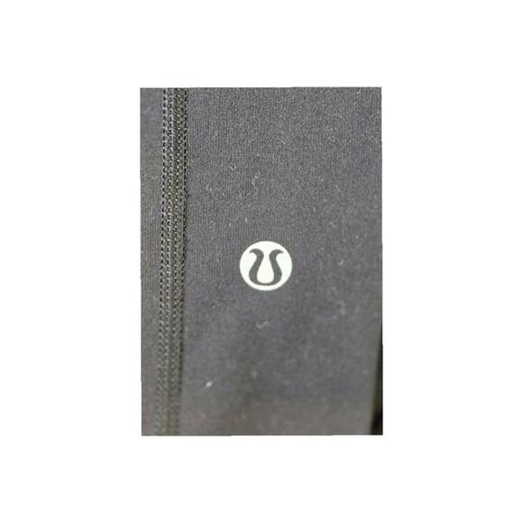 Lululemon Size 8 Women's Leggings Black Solid Animal Print Waist - Picture 6 of 6